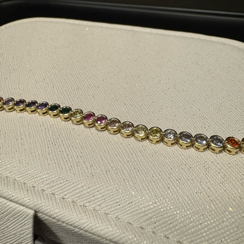 Melinda Maria Multi-Color Gold Bracelet